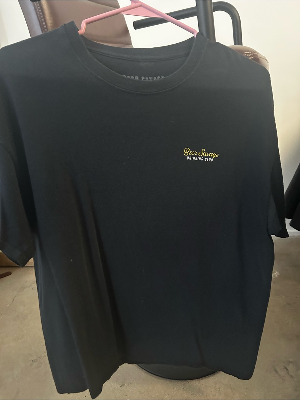 Beer Savage Black Graphic Tee - Men's Casual Shirt
